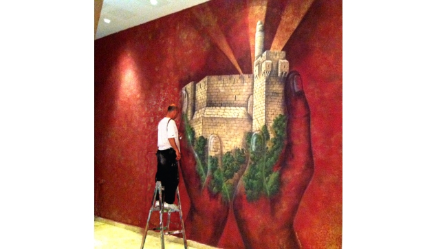 ציורי קיר בבתי מלון