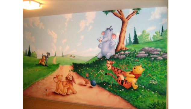 ציורי קיר לחדרי ילדים