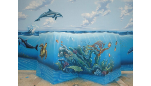 ציורי קיר עולם המים